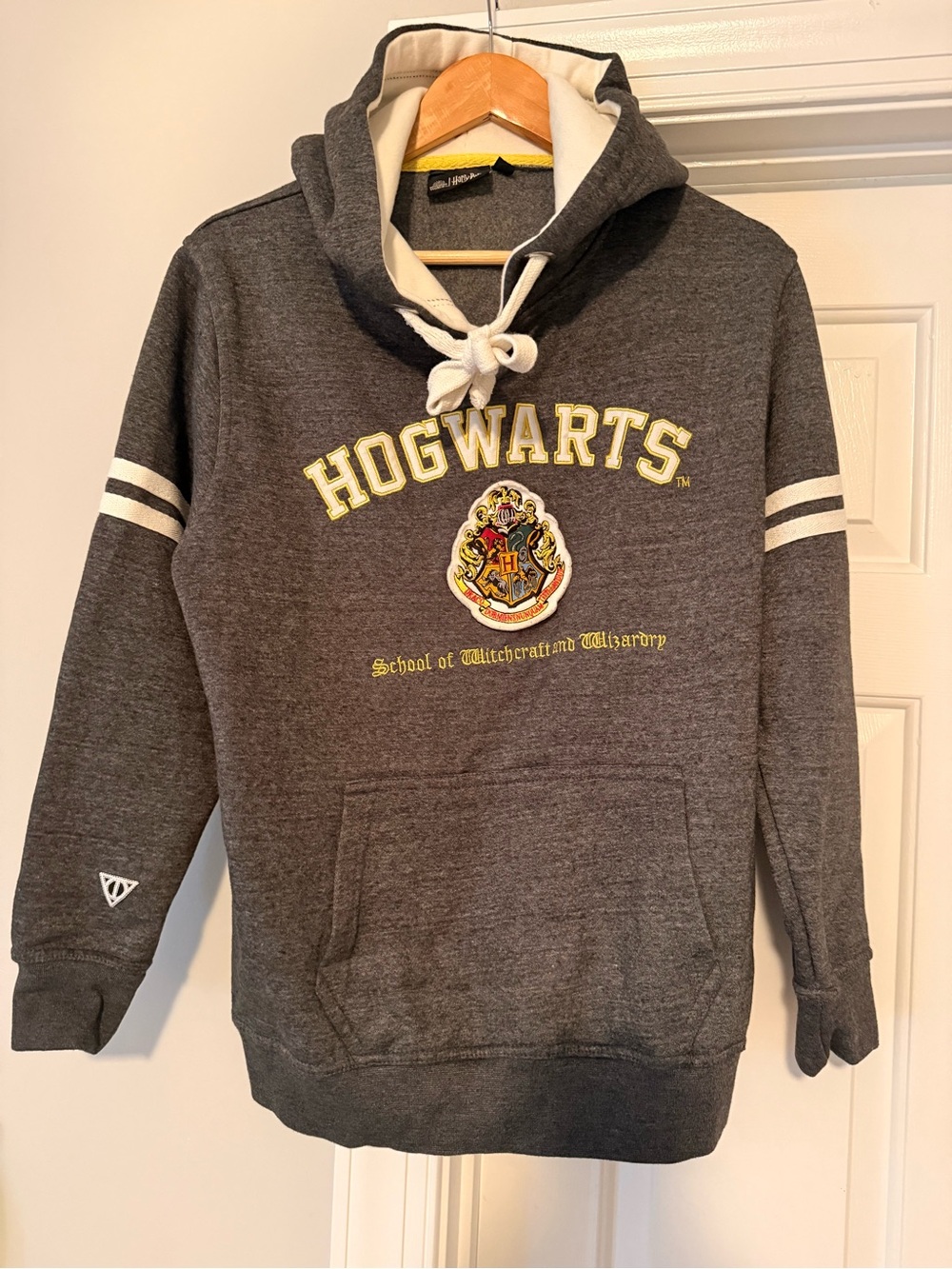 Hogwarts London Charcoal Gray Hoodie Sweatshirt